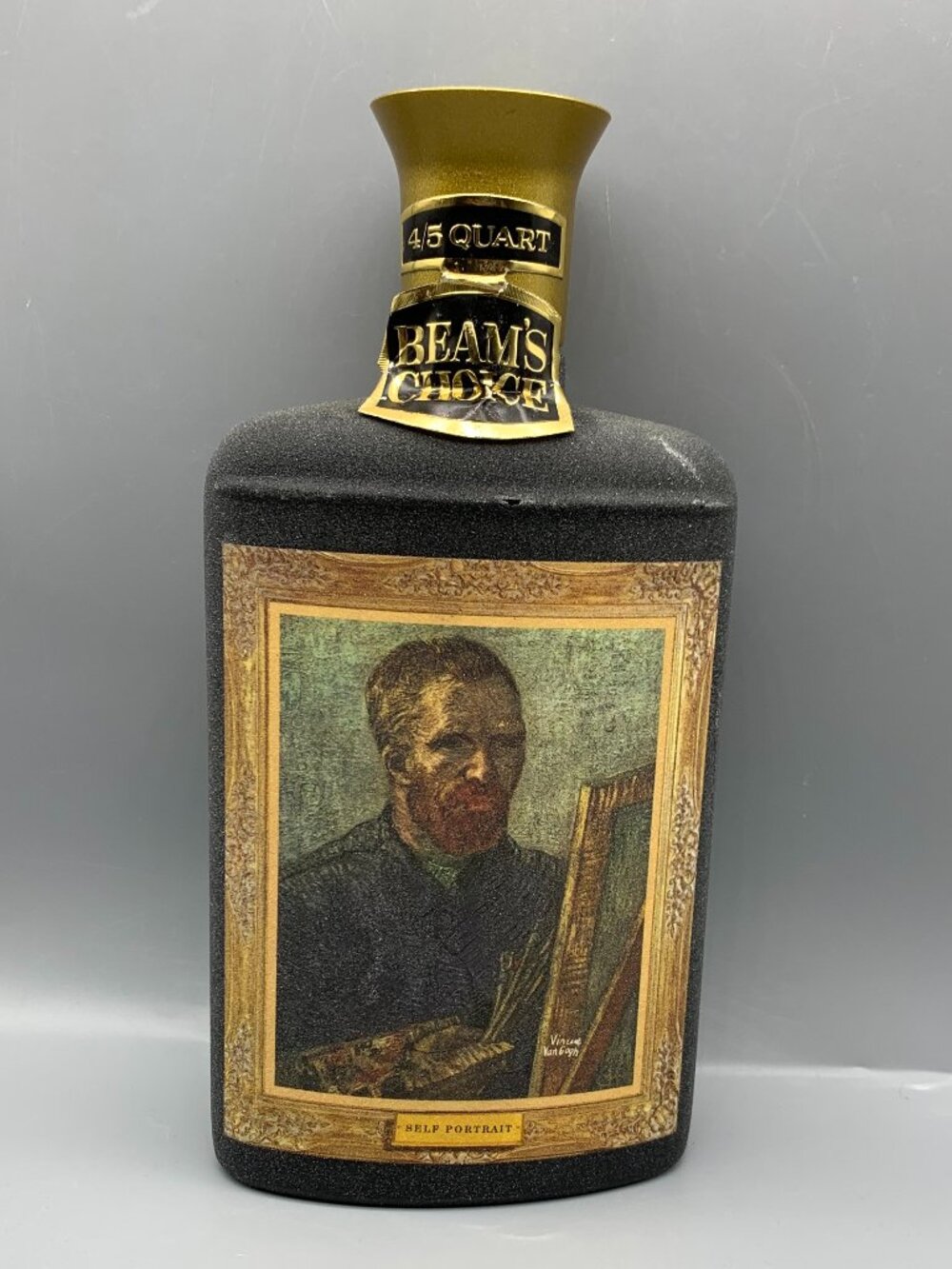 Collectors Edition Jim Beam Whiskey Decanter Featuring Vincent Van Gogh